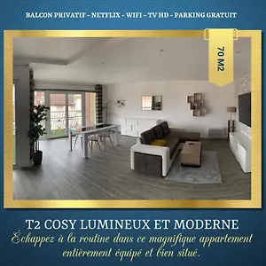  Appartement T2 Cosy - 70m2 Au Coeur De