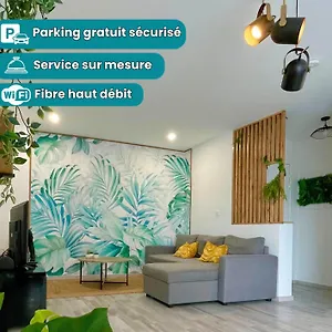  Appartement Le Jungle - Parking Et Wifi Gratuit - Balcon - Alexa